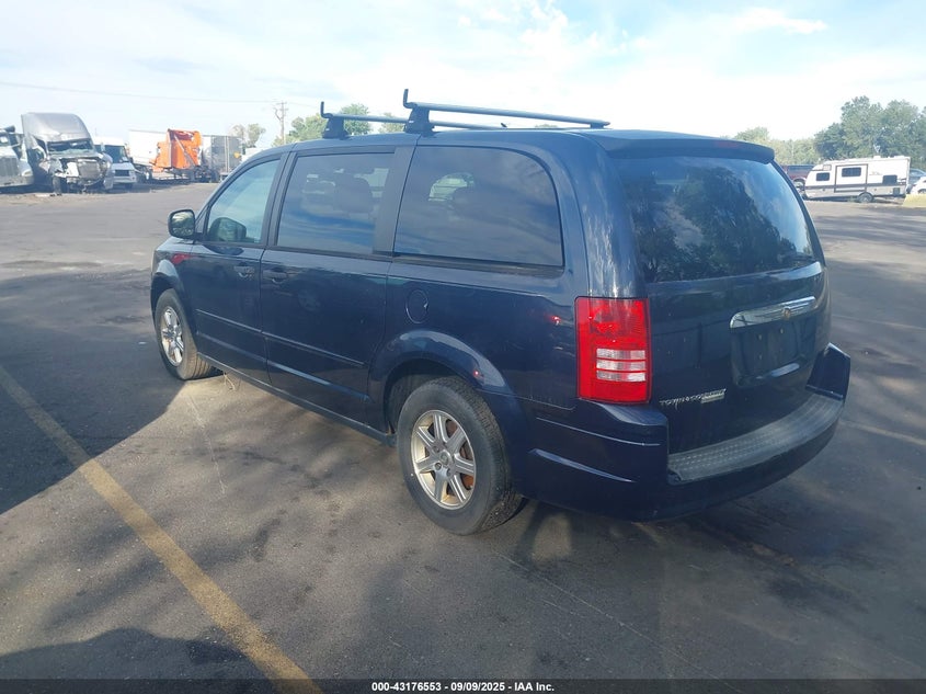 2008 Chrysler Town & Country Lx blue van flexible 2A8HR44H98R604172 photo #4