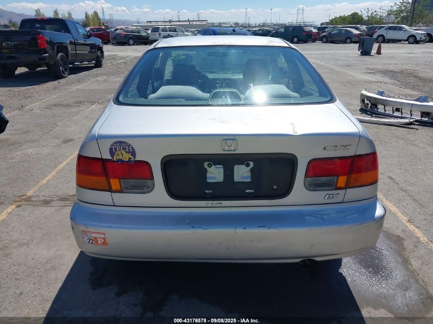 1998 Honda Civic Dx VIN: 1HGEJ612XWL081765 Lot: 43176578