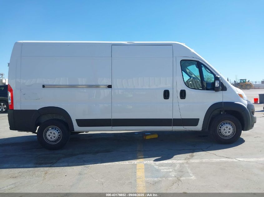 2025 Ram Promaster 2500 Tradesman High Roof 159 Wb W/Pass Seat VIN: 3C6LRVDG4SE527404 Lot: 43176652