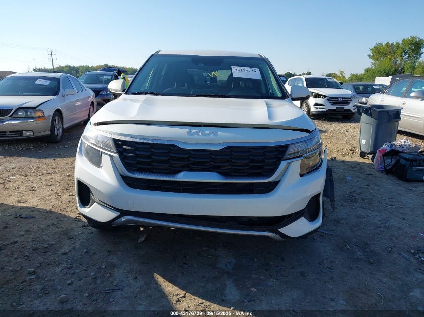 2022 Kia Seltos Lx VIN: KNDEPCAA1N7247004 Lot: 43176729