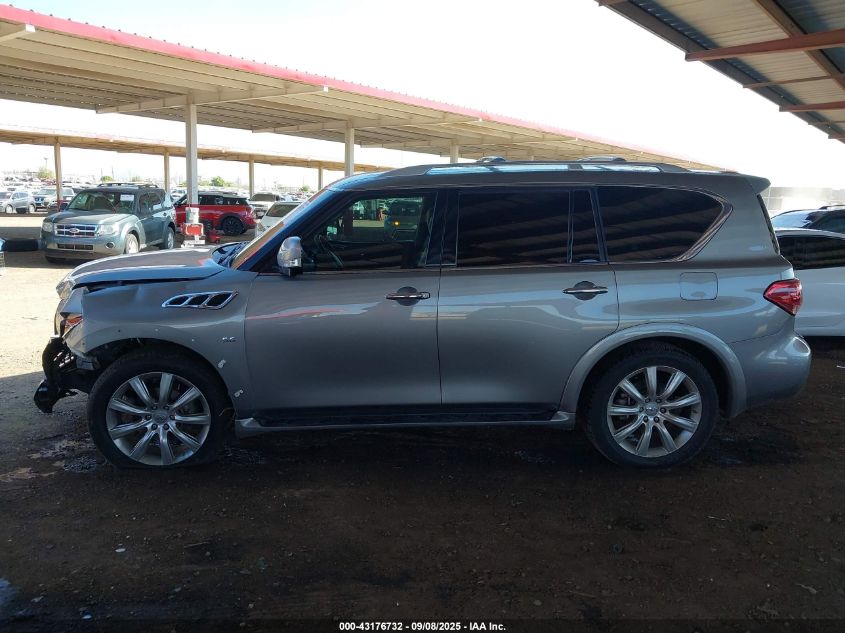 2014 Infiniti Qx80 VIN: JN8AZ2NF6E9555612 Lot: 43176732