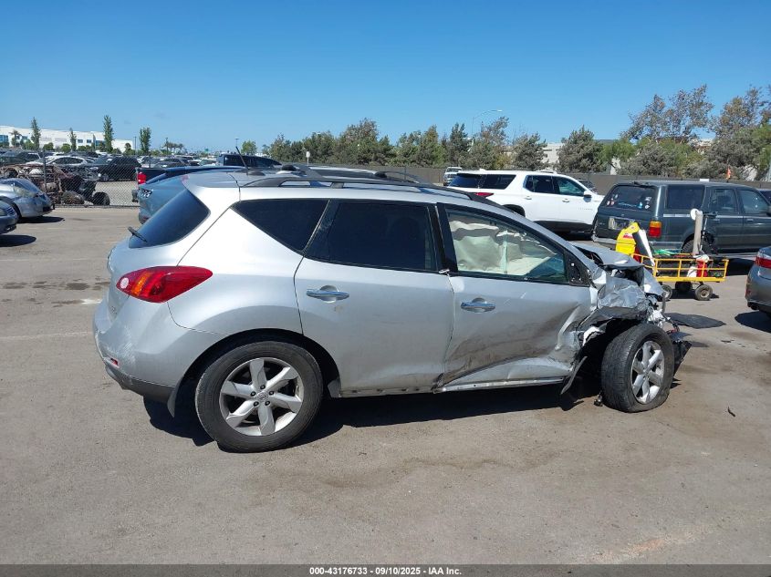 2009 Nissan Murano Sl VIN: JN8AZ18U09W023526 Lot: 43176733