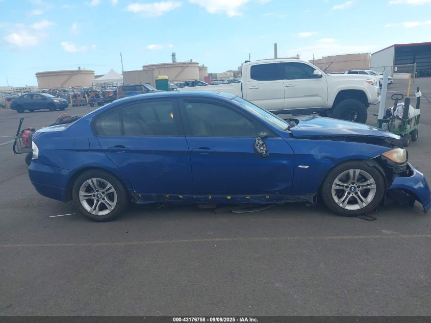 2008 BMW 328I VIN: WBAVA33518K055436 Lot: 43176758