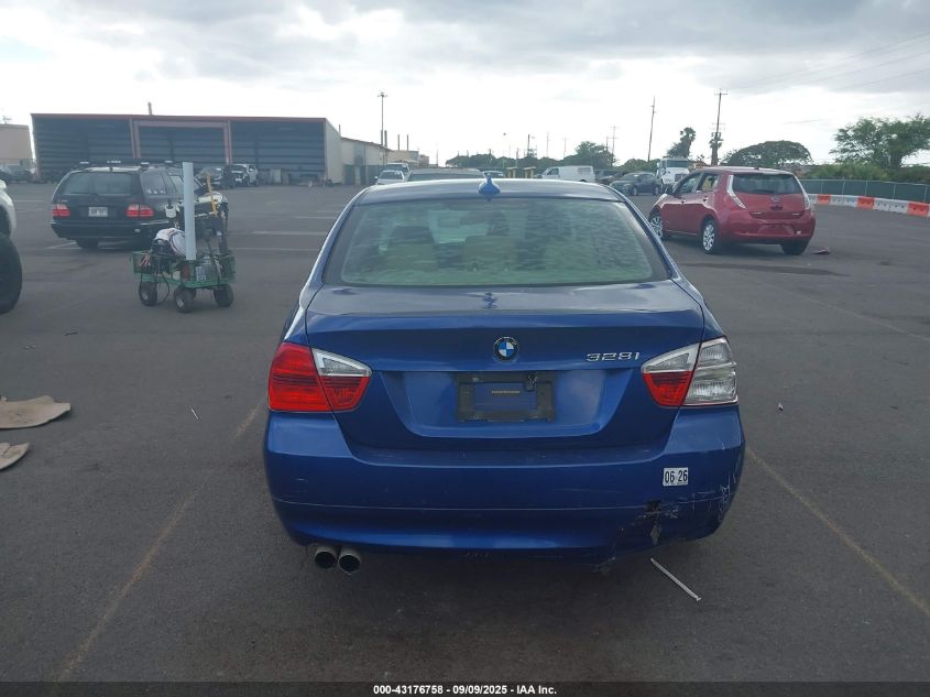 2008 BMW 328I VIN: WBAVA33518K055436 Lot: 43176758