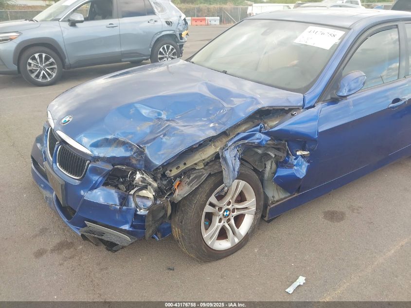 2008 BMW 328I VIN: WBAVA33518K055436 Lot: 43176758