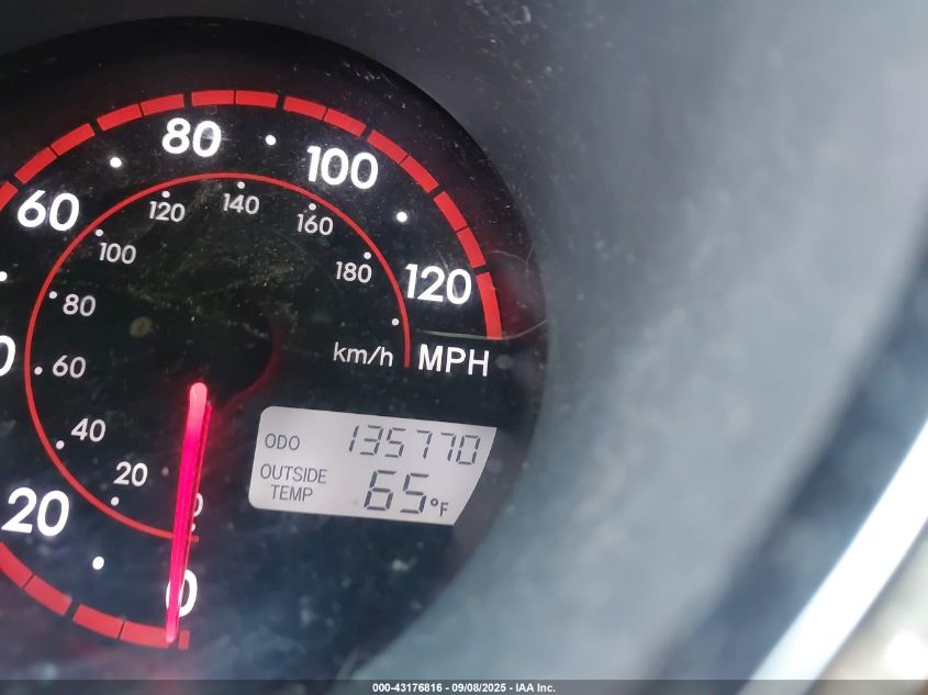 2005 Toyota Matrix Xr VIN: 2T1LR30E25C403880 Lot: 43176816