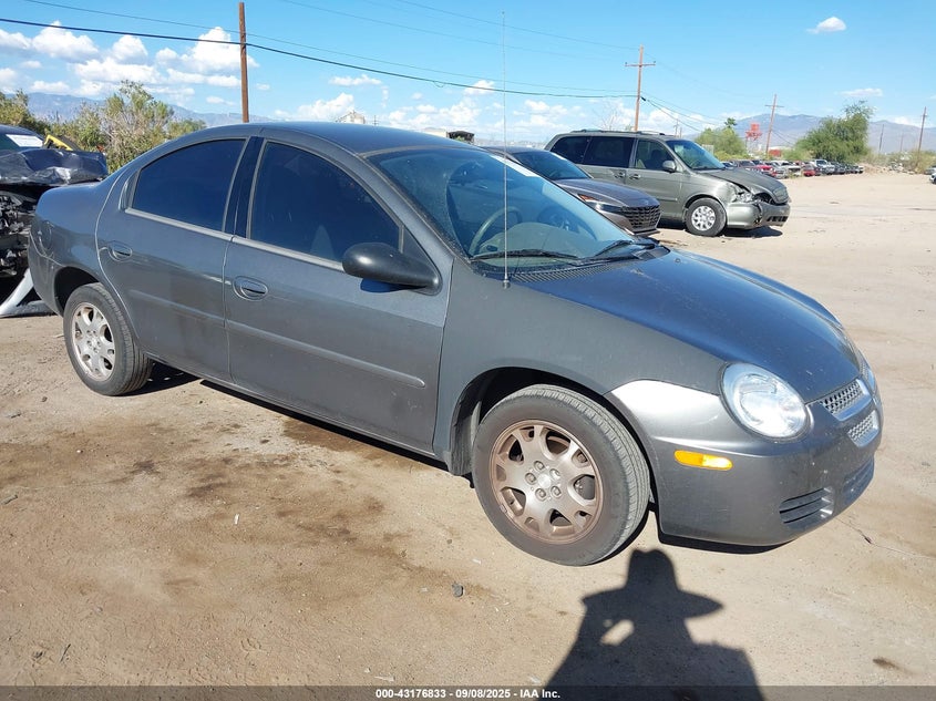 2005 Dodge Neon Sxt grey sedan gasoline 1B3ES56C55D252584 photo #1