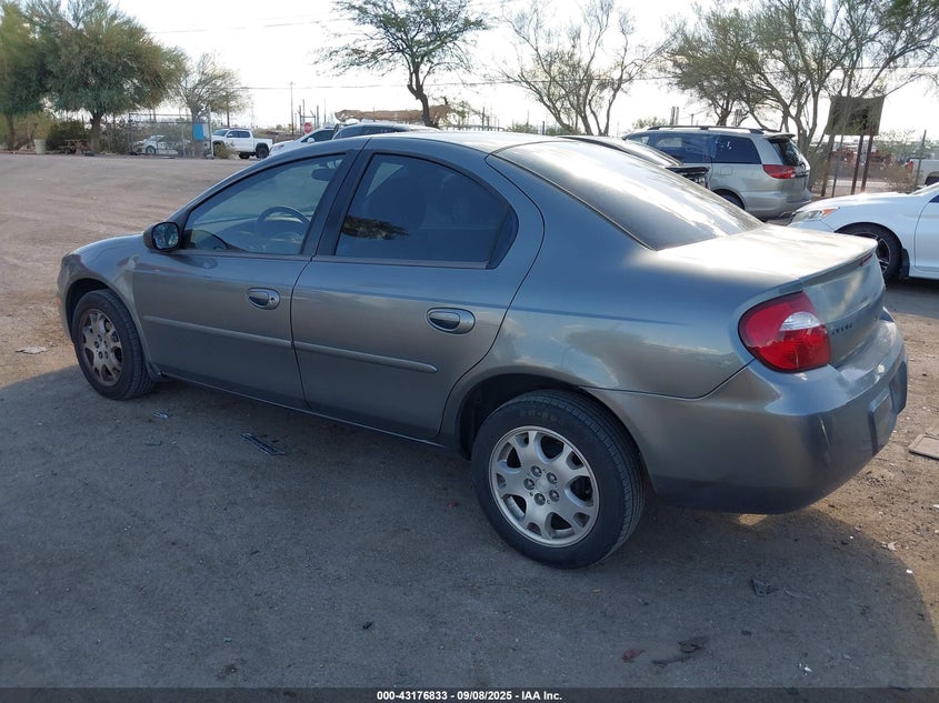2005 Dodge Neon Sxt grey sedan gasoline 1B3ES56C55D252584 photo #4