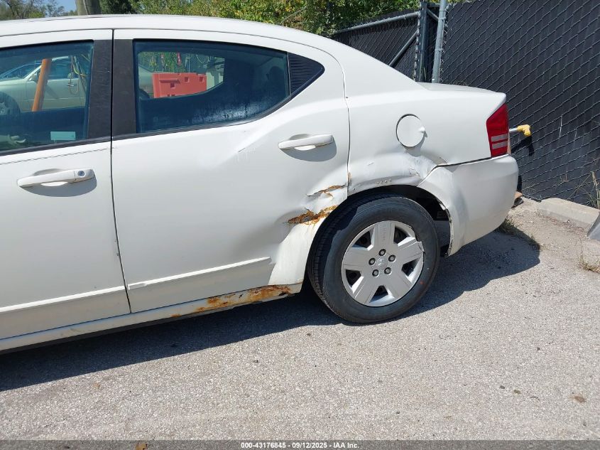 2008 Dodge Avenger Se VIN: 1B3LC46K48N575786 Lot: 43176845