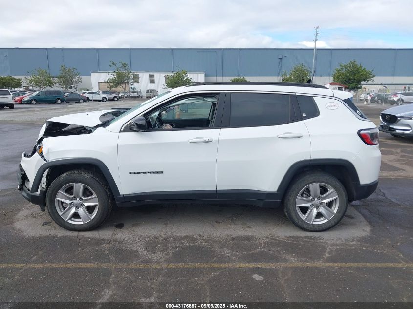 2022 Jeep Compass Latitude 4X4 VIN: 3C4NJDBB3NT130597 Lot: 43176887