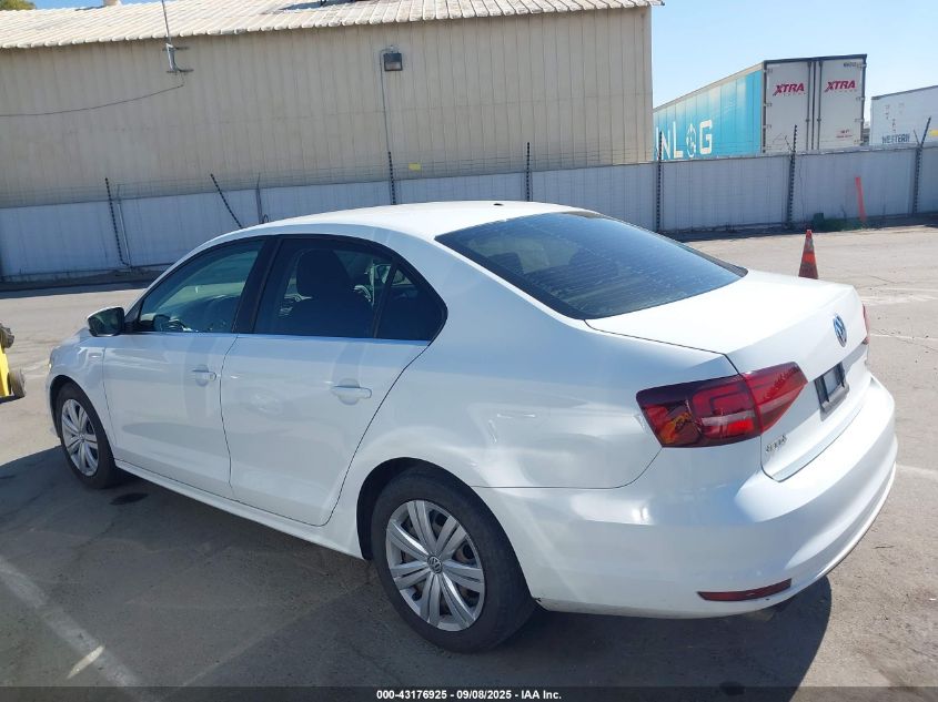 2017 Volkswagen Jetta 1.4T S VIN: 3VW2B7AJ5HM350023 Lot: 43176925