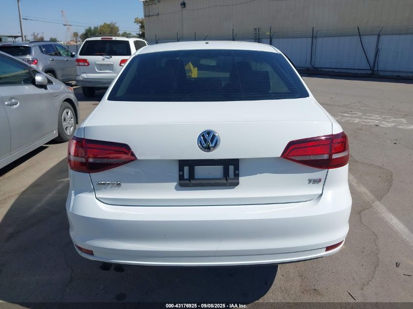 2017 Volkswagen Jetta 1.4T S VIN: 3VW2B7AJ5HM350023 Lot: 43176925