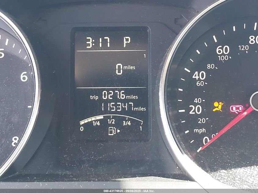 2017 Volkswagen Jetta 1.4T S VIN: 3VW2B7AJ5HM350023 Lot: 43176925