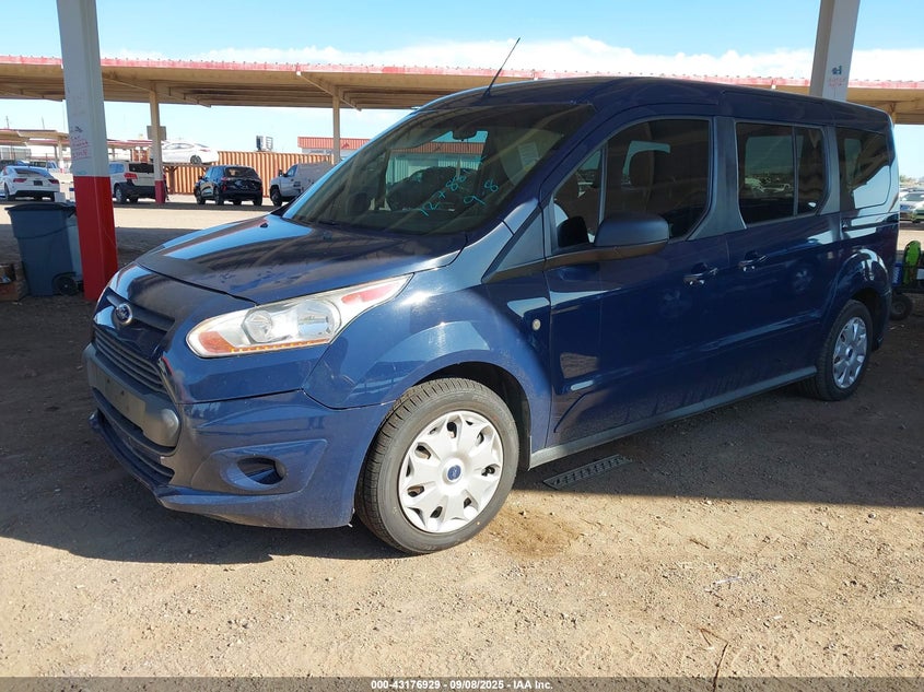 Vin: nm0ge9f78g1278817, lot: 43671334, ford transit connect xlt 20162