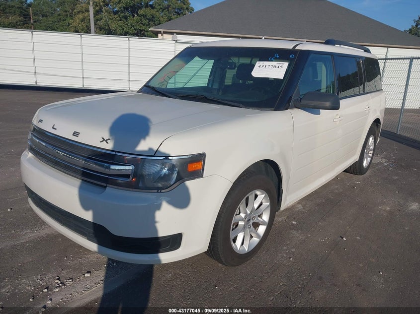 Vin: 2fmgk5b86dbd37944, lot: 43671457, ford flex se 20132