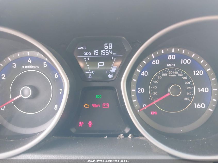 2013 Hyundai Elantra Gls VIN: KMHDH4AE6DU620986 Lot: 43177076