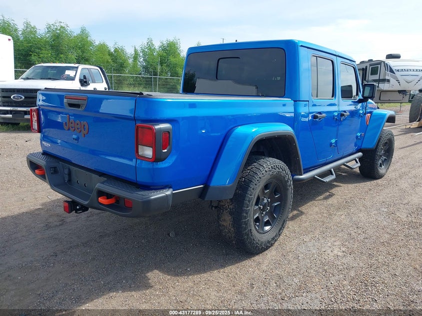 Vin: 1c6jjteg7ml592436, lot: 43671705, jeep gladiator mojave 4x4 20214