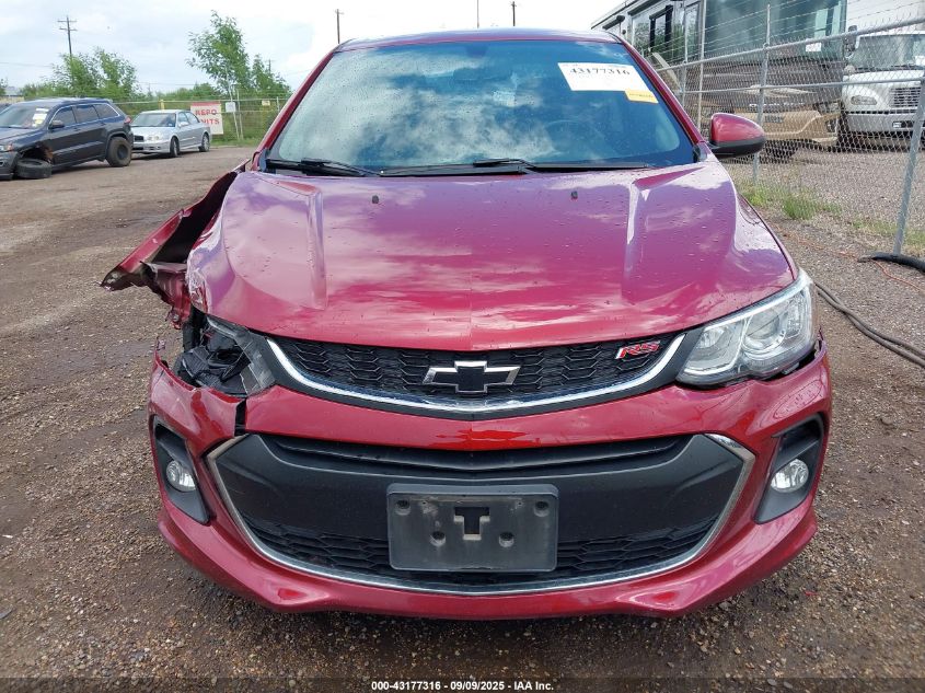 2020 Chevrolet Sonic Fwd Lt VIN: 1G1JD5SB6L4102588 Lot: 43177316