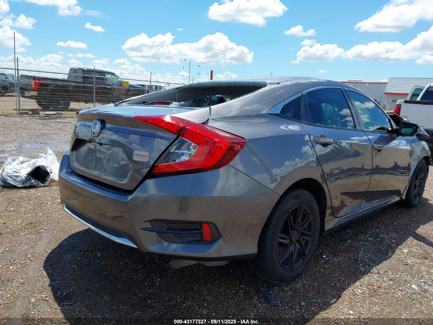 2019 Honda Civic Lx VIN: 19XFC2F66KE008915 Lot: 43177327