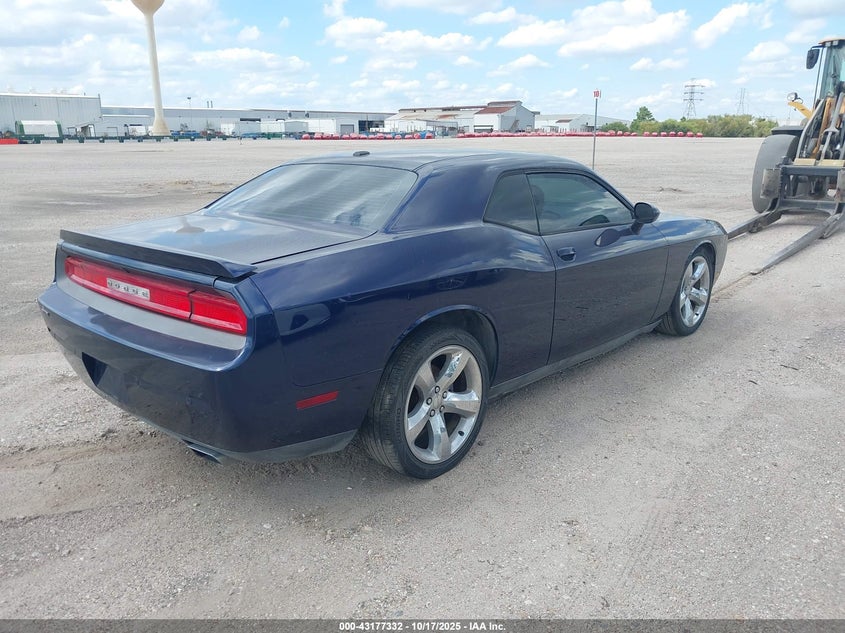 Vin: 2c3cdybtxdh579303, lot: 43671748, dodge challenger r/t plus 20134