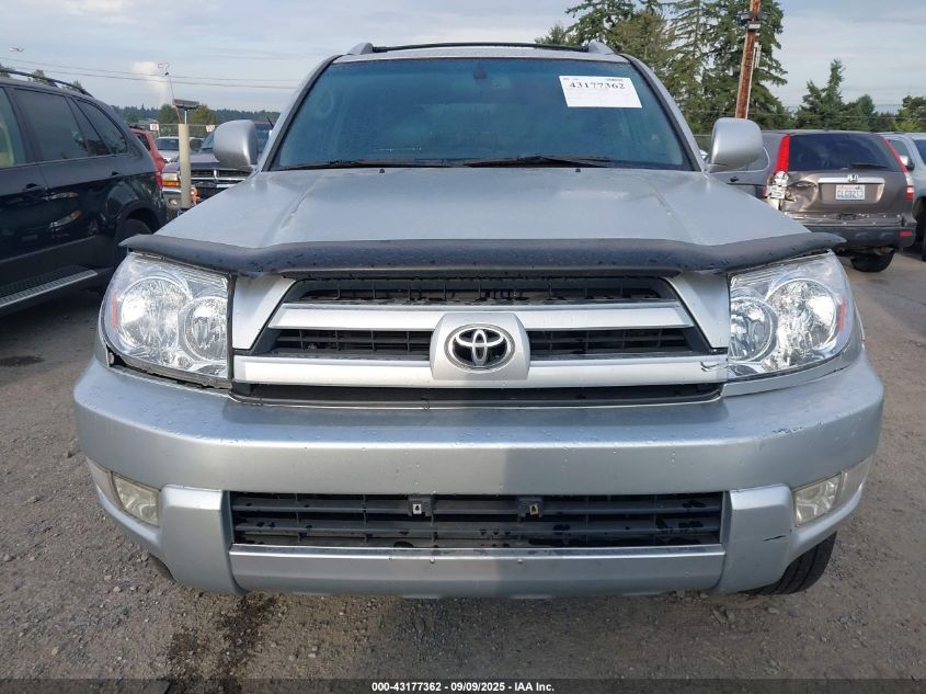 2004 Toyota 4Runner Limited V6 VIN: JTEBU17R040054603 Lot: 43177362