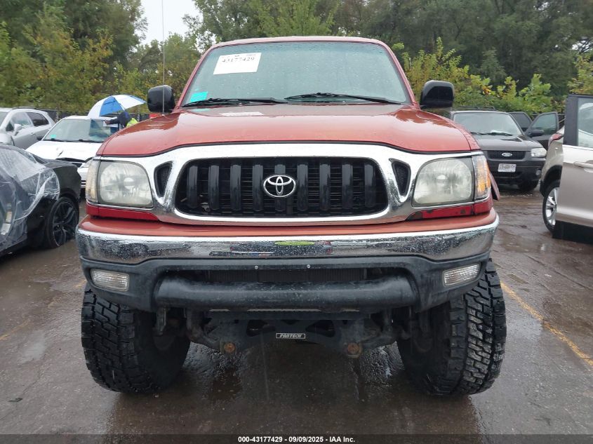 2001 Toyota Tacoma Base V6 VIN: 5TEHN72N61Z813799 Lot: 43177429