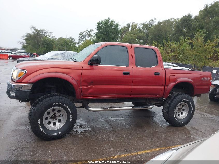 2001 Toyota Tacoma Base V6 VIN: 5TEHN72N61Z813799 Lot: 43177429