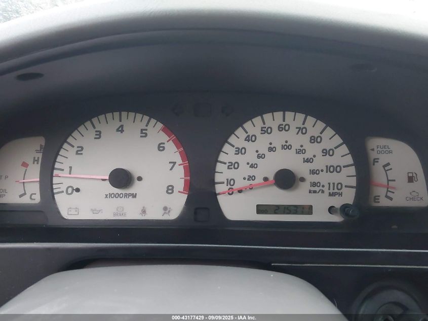 2001 Toyota Tacoma Base V6 VIN: 5TEHN72N61Z813799 Lot: 43177429