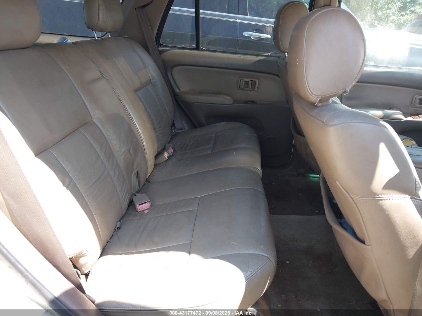 2000 Toyota 4Runner Limited V6 VIN: JT3HN87R9Y0281805 Lot: 43177472