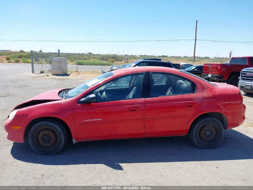 2001 Dodge Neon Se VIN: 1B3ES46C21D274692 Lot: 43177703