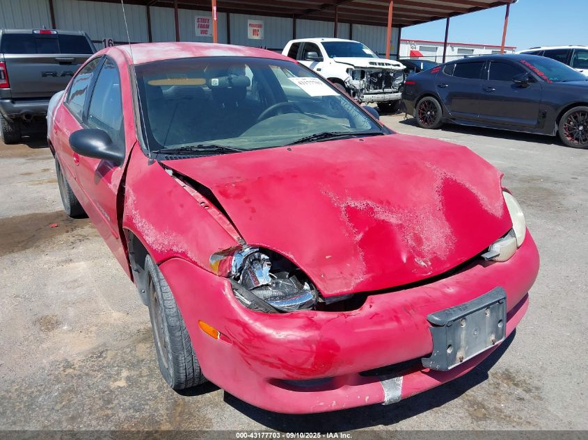 2001 Dodge Neon Se VIN: 1B3ES46C21D274692 Lot: 43177703