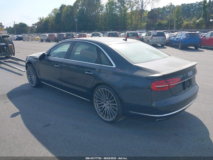 Vin: wau3gafd9fn013556, lot: 43672199, audi a8 l 3.0t 20153