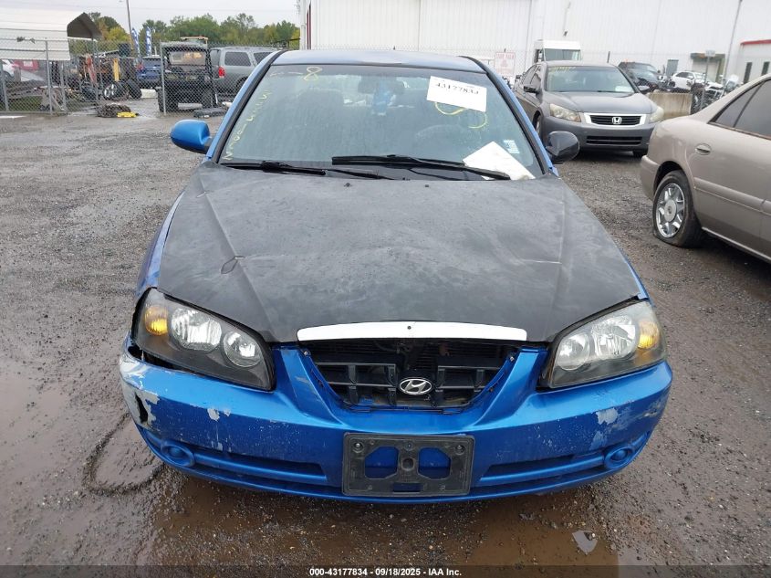 2005 Hyundai Elantra Gls/Gt VIN: KMHDN46D95U081919 Lot: 43177834