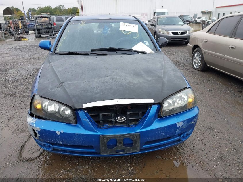 2005 Hyundai Elantra Gls/Gt VIN: KMHDN46D95U081919 Lot: 43177834