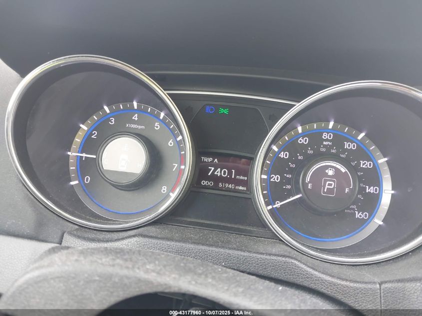 2013 Hyundai Sonata Gls VIN: 5NPEB4AC2DH700658 Lot: 43177960