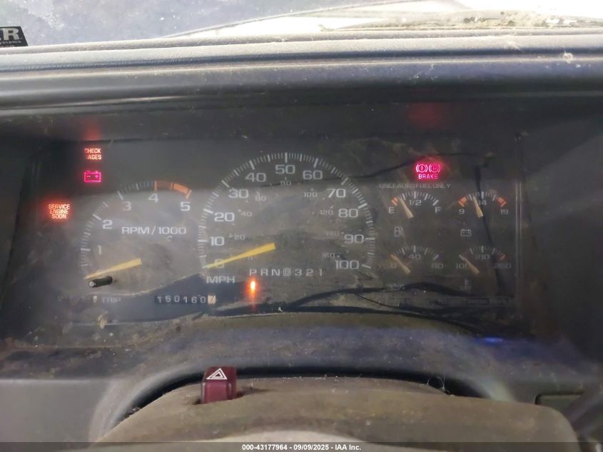 1995 Chevrolet Gmt-400 K1500 VIN: 2GCEK19KXS1240206 Lot: 43177964