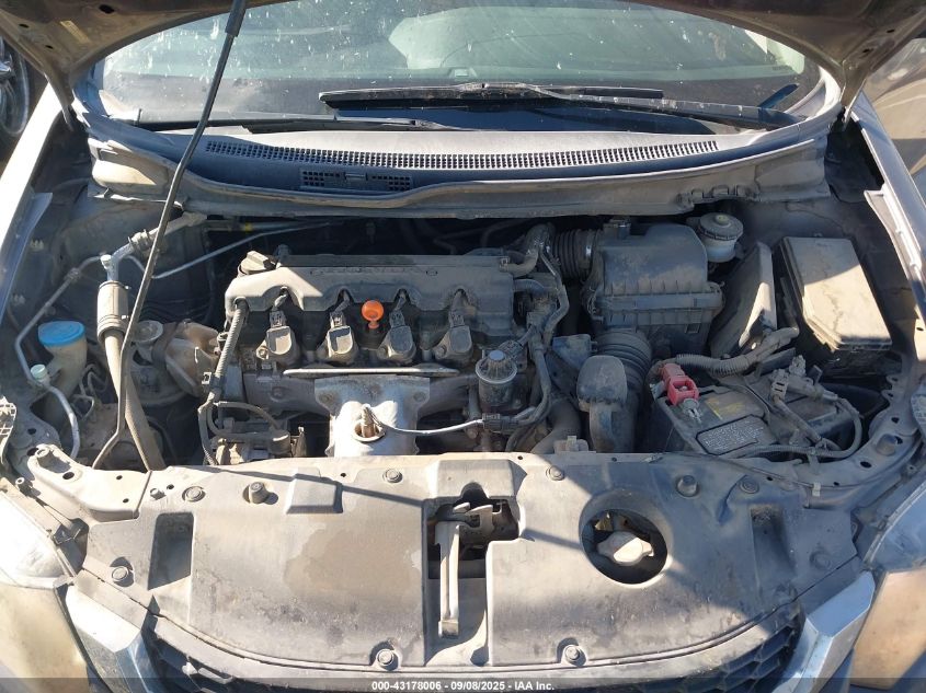 2013 Honda Civic Lx VIN: 19XFB2F52DE247312 Lot: 43178006