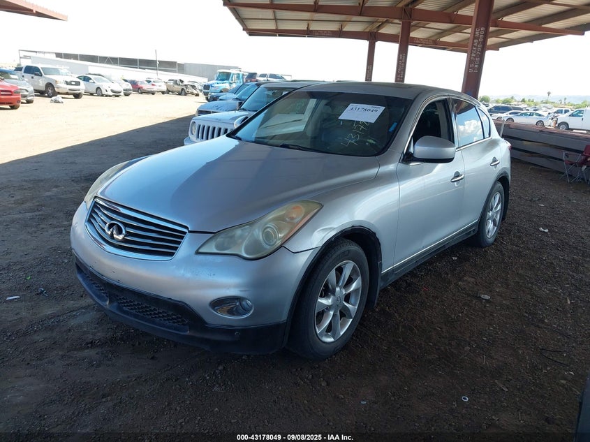 2008 Infiniti Ex35 Journey silver other gasoline JNKAJ09E78M303750 photo #3