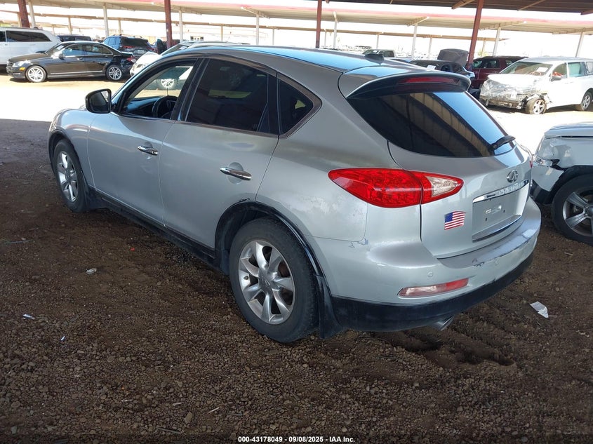 2008 Infiniti Ex35 Journey silver other gasoline JNKAJ09E78M303750 photo #4