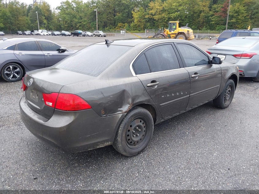 Vin: knagg4a89a5407936, lot: 43672544, kia optima lx 20104