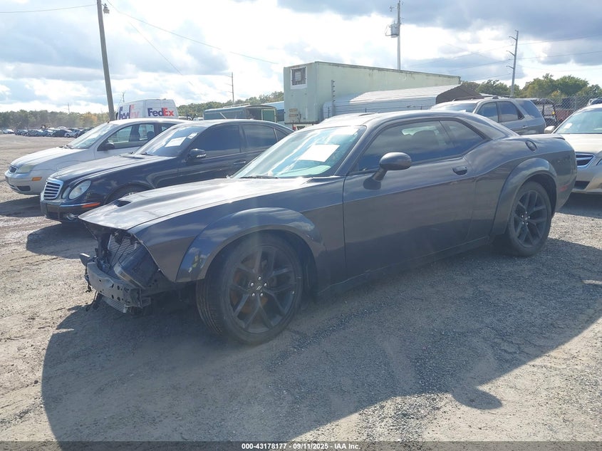 2021 Dodge Challenger 3.6 Gt Grey Lot 111043178177 Vin 2C3CDZJGXMH507155