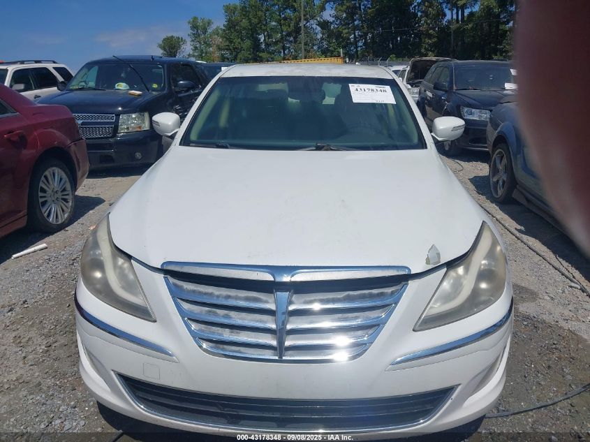 2013 Hyundai Genesis 3.8 VIN: KMHGC4DD6DU220912 Lot: 43178348