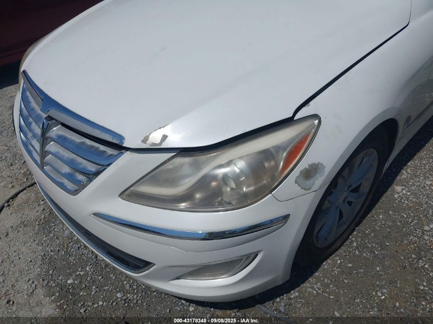 2013 Hyundai Genesis 3.8 VIN: KMHGC4DD6DU220912 Lot: 43178348