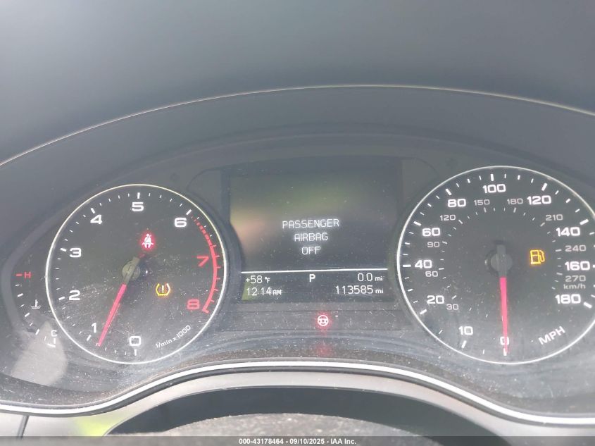 2012 Audi A6 3.0 Premium VIN: WAUBGAFC7CN006135 Lot: 43178464