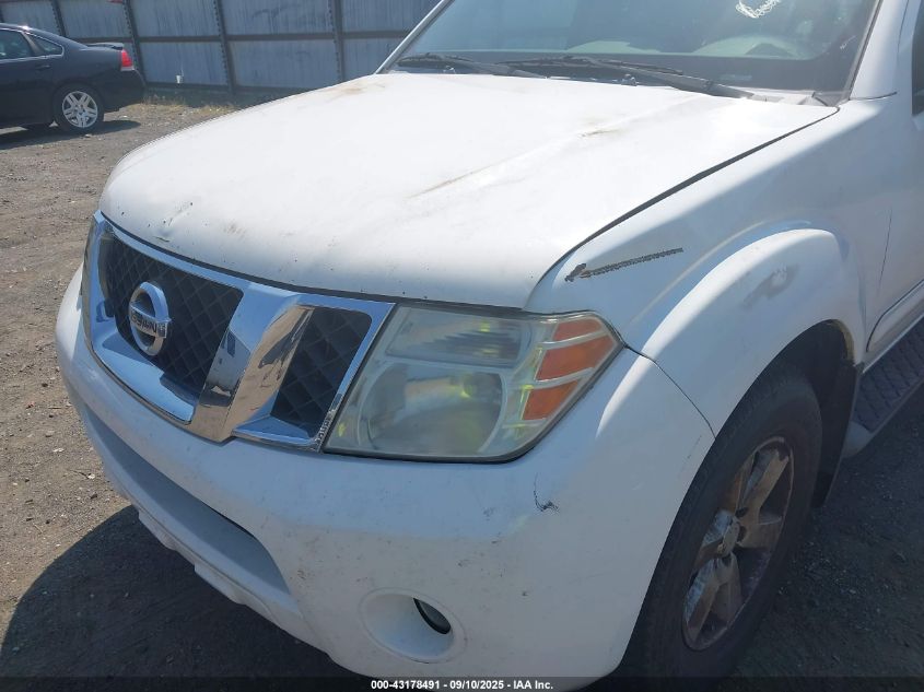 2008 Nissan Pathfinder VIN: 5N1AR1HU38C638661 Lot: 43178491