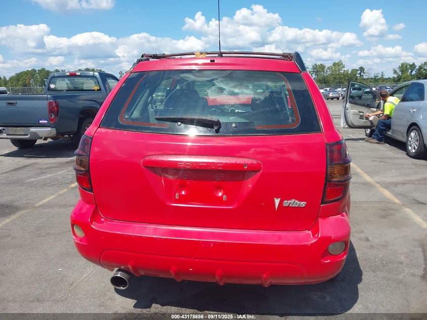 2004 Pontiac Vibe VIN: 5Y2SL62834Z437322 Lot: 43178656