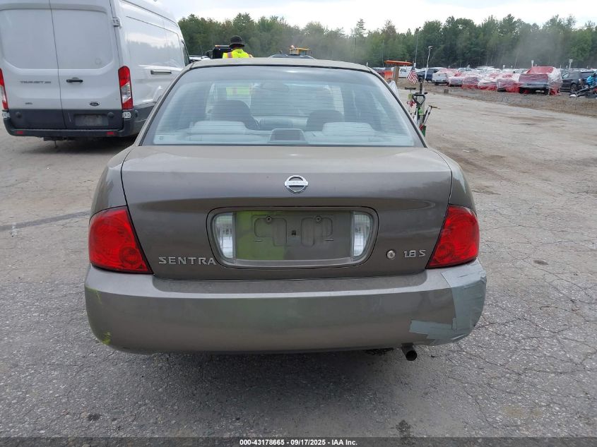 2004 Nissan Sentra 1.8S VIN: 3N1CB51D64L908891 Lot: 43178665