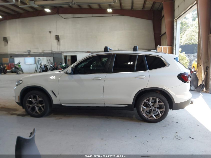 2022 BMW X3 xDrive30I VIN: WBX57DP06NN175610 Lot: 43178718