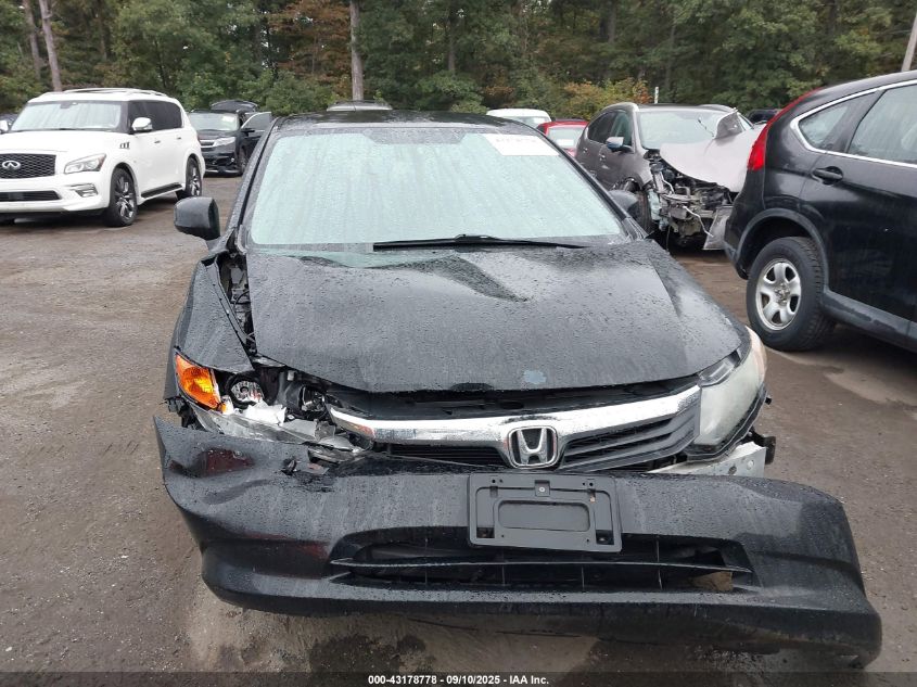 2012 Honda Civic Lx VIN: 2HGFB2F5XCH590048 Lot: 43178778