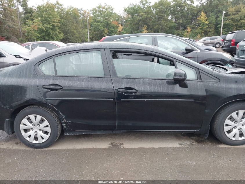 2012 Honda Civic Lx VIN: 2HGFB2F5XCH590048 Lot: 43178778